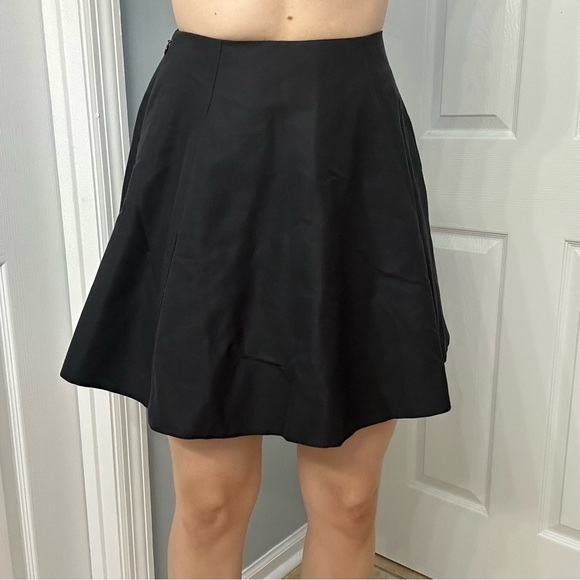 Kate Spade Skirt $278 Lula Mini Black Flare Twee Dainty Size 2 Extra Small New - Picture 8 of 8
